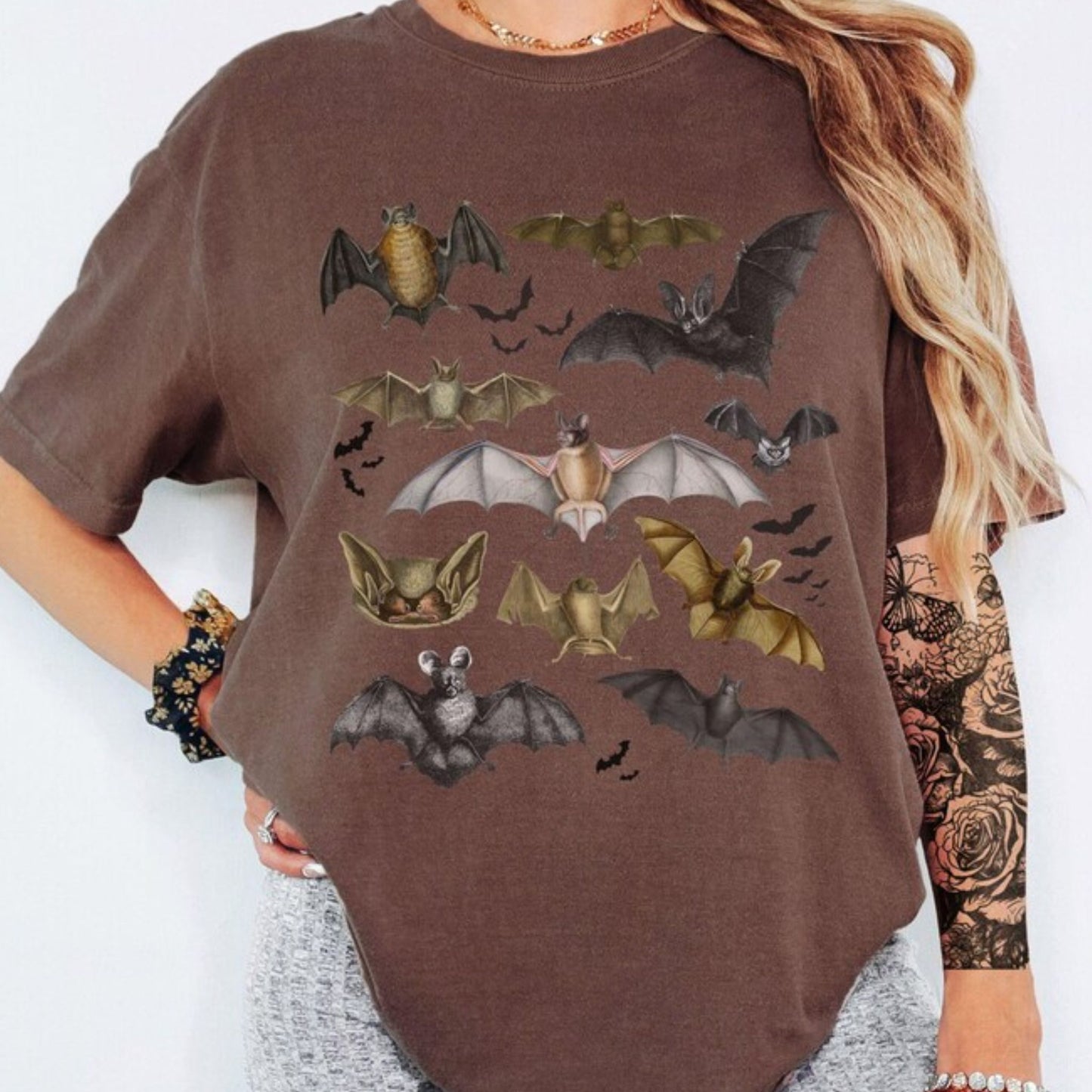 Vampire Bats Collage T-Shirt