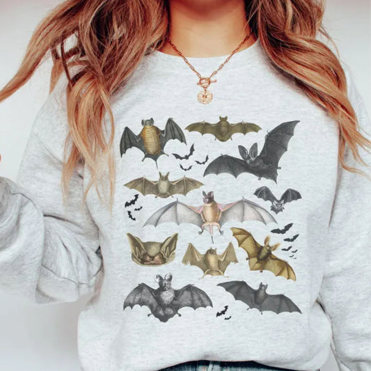 Vintage Bats Collage Sweatshirt