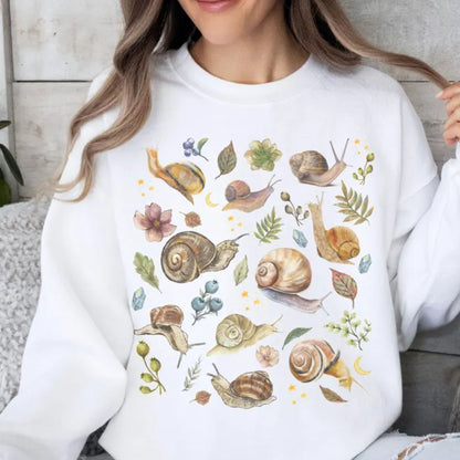 Botanical Snail Sweatshirt