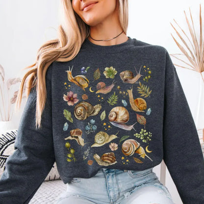 Botanical Snail Sweatshirt
