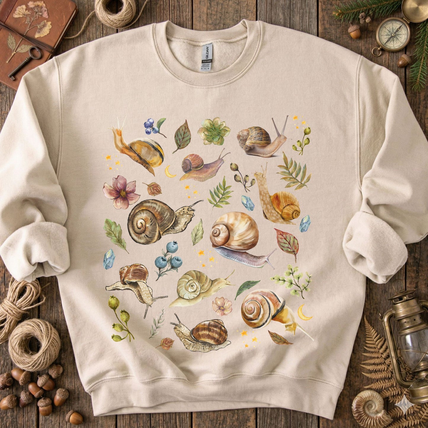Botanical Snail Sweatshirt
