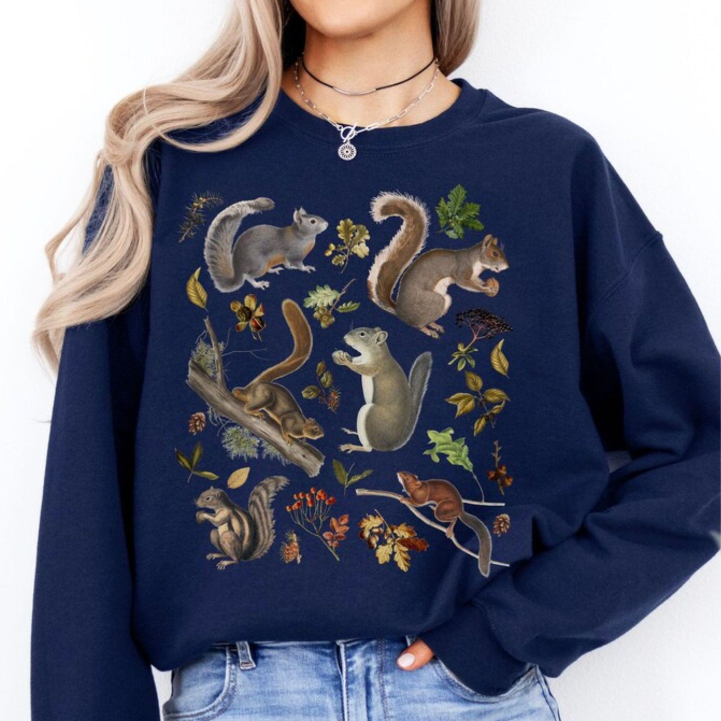 Squirrel Woodland Animal Sweatshirt