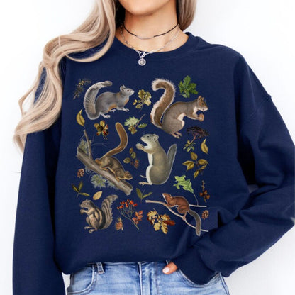 Squirrel Woodland Animal Sweatshirt