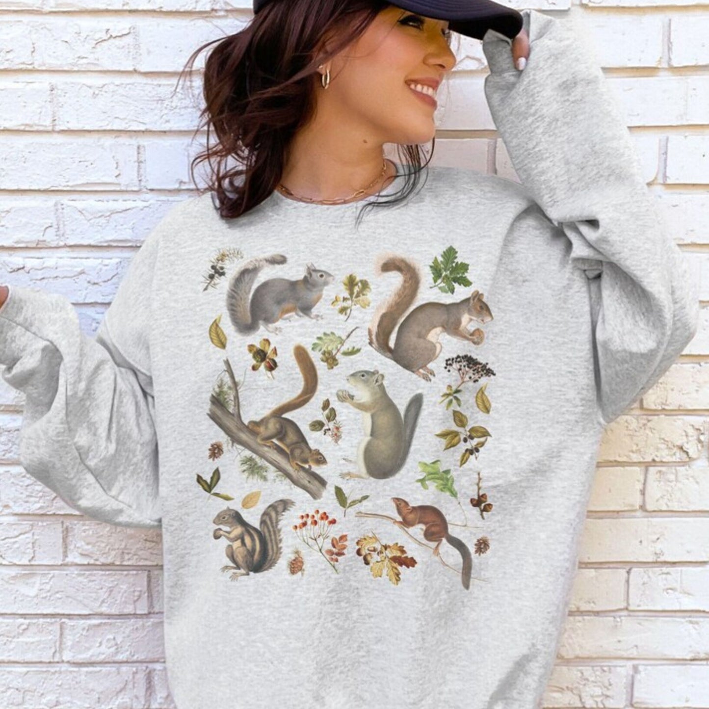 Squirrel Woodland Animal Sweatshirt