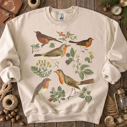 Vintage Red Robin Bird Sweatshirt
