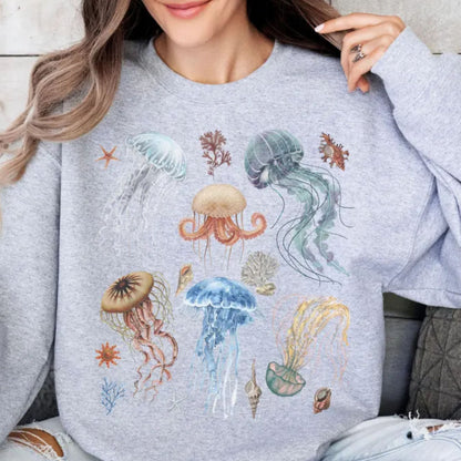 Jellyfish Ocean Life Sweatshirt