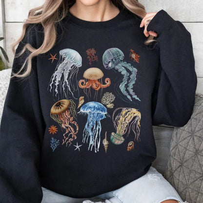 Jellyfish Ocean Life Sweatshirt