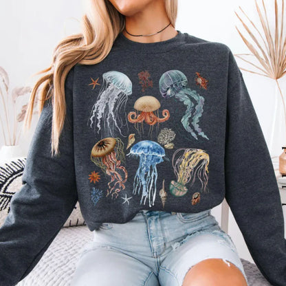 Jellyfish Ocean Life Sweatshirt