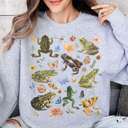Frog Botanical Sweatshirt