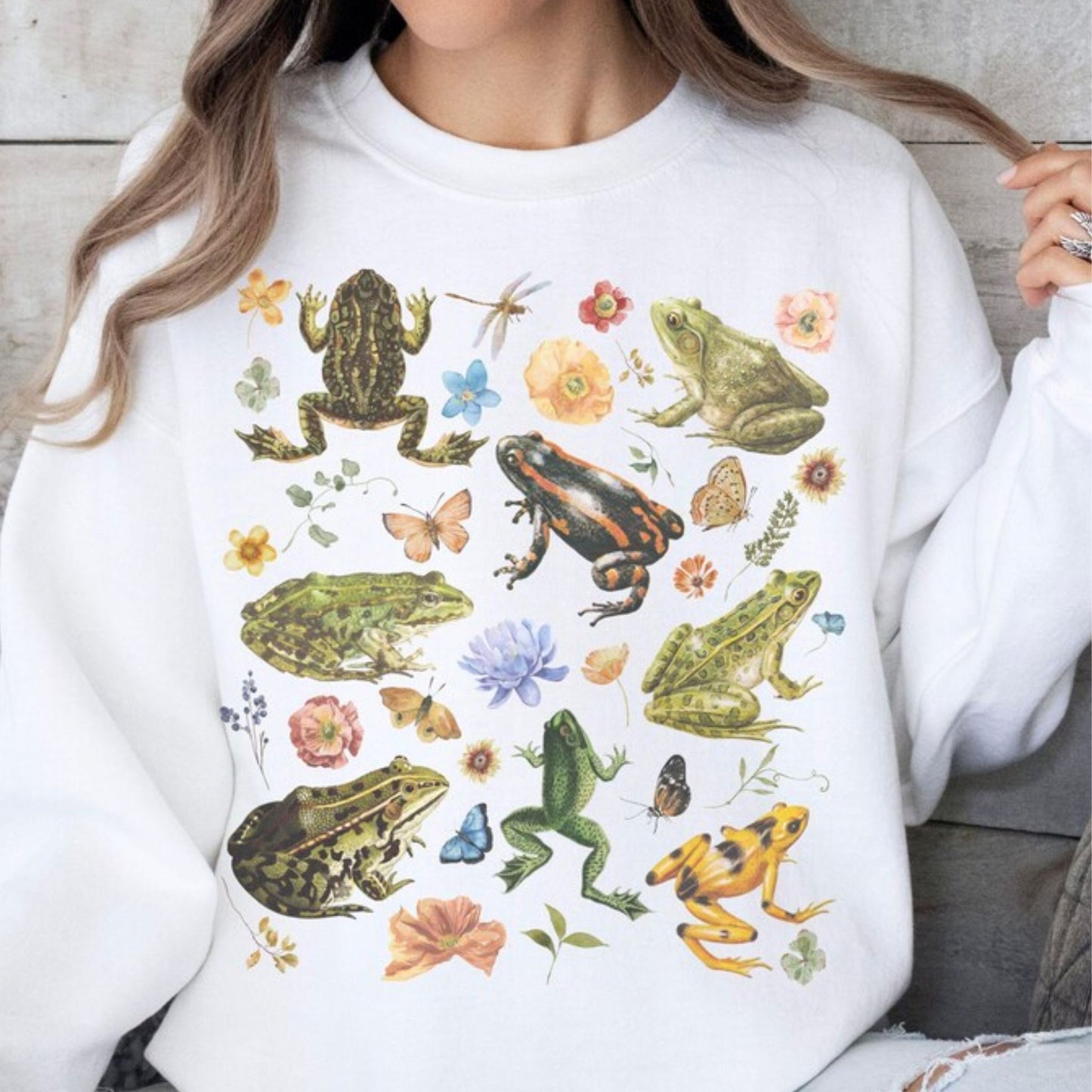 Frog Botanical Sweatshirt
