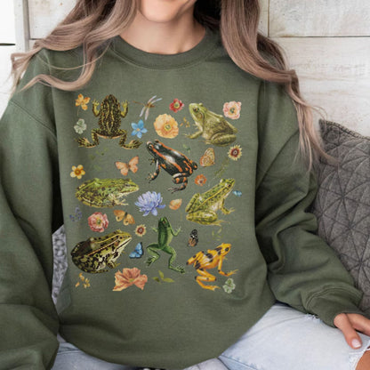 Frog Botanical Sweatshirt