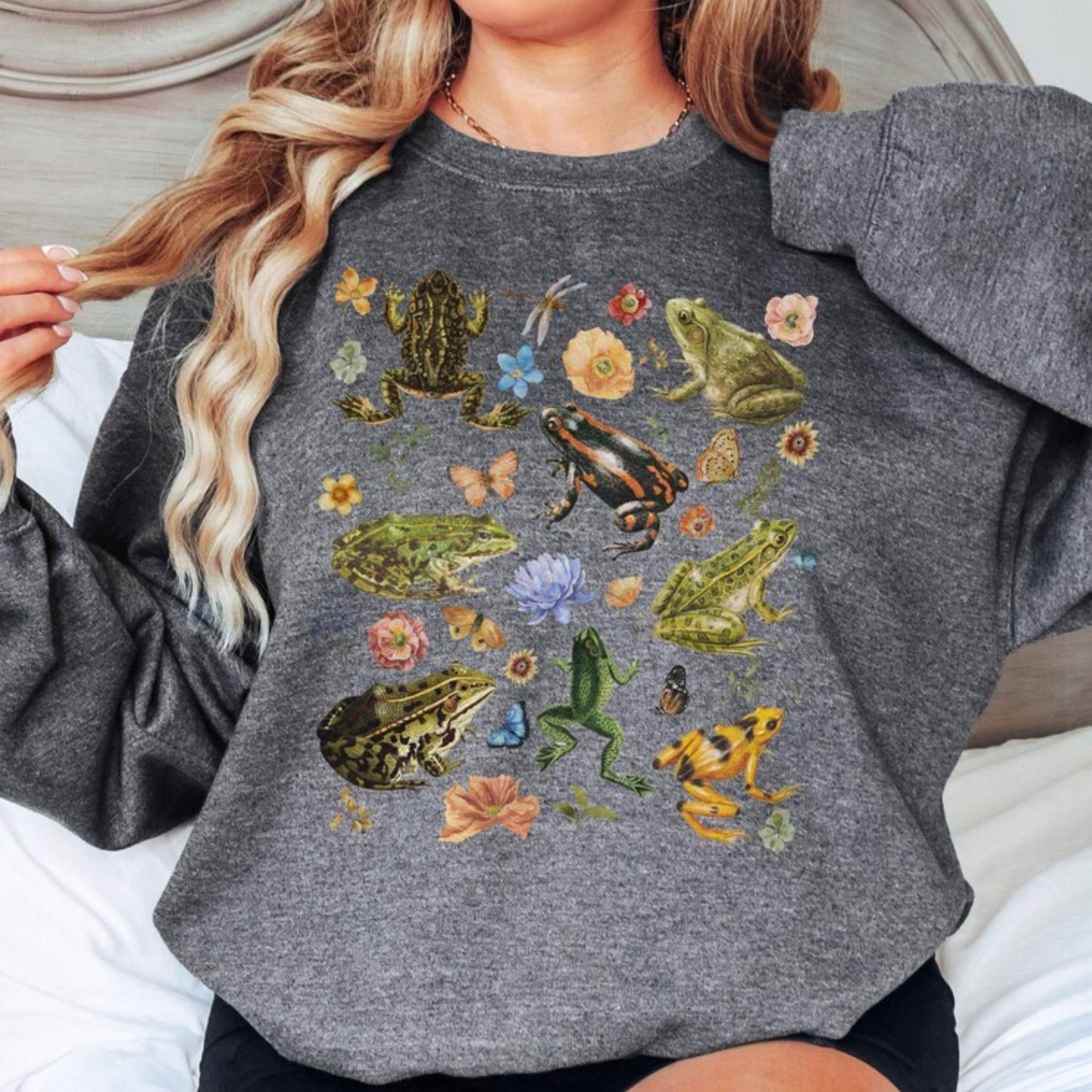 Frog Botanical Sweatshirt