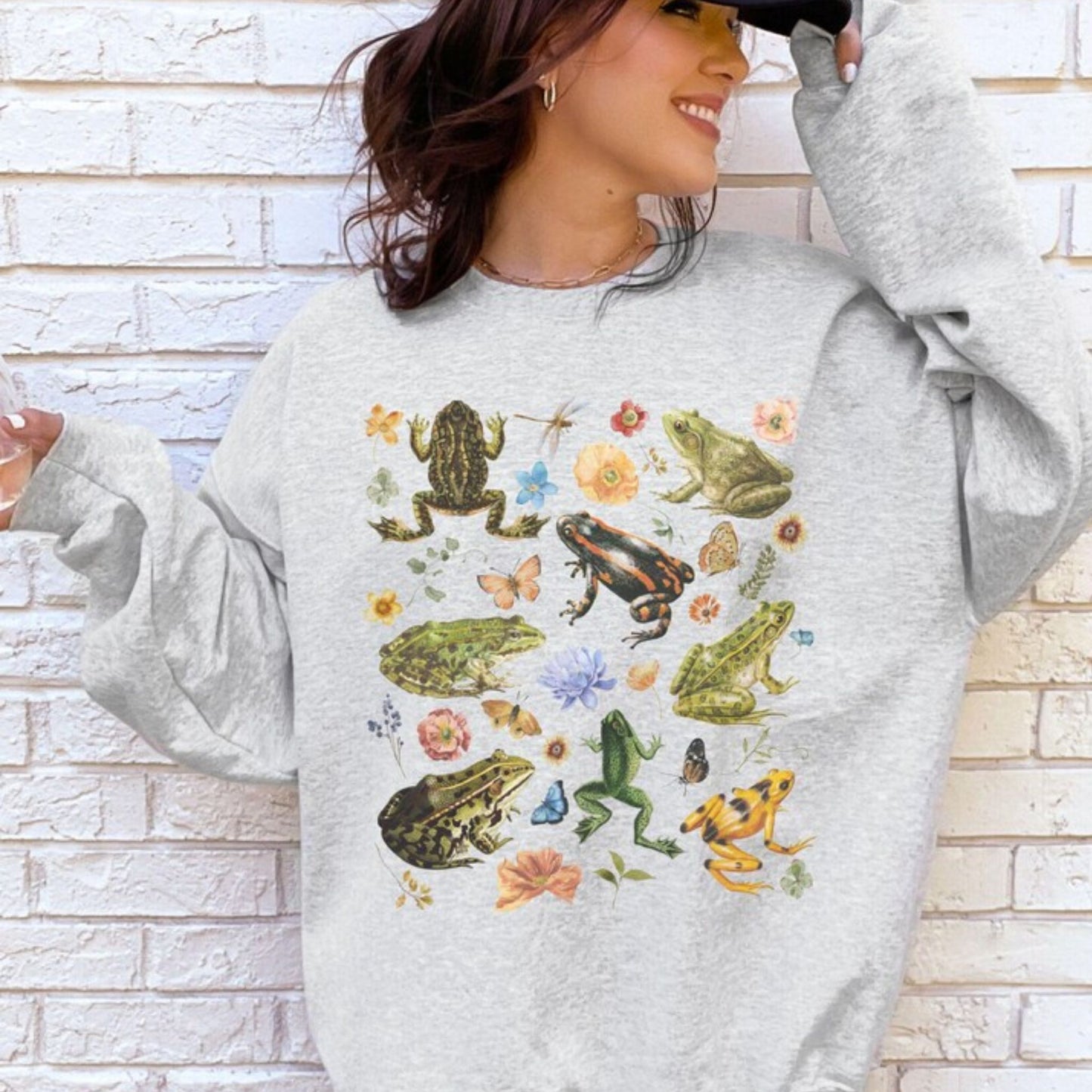 Frog Botanical Sweatshirt