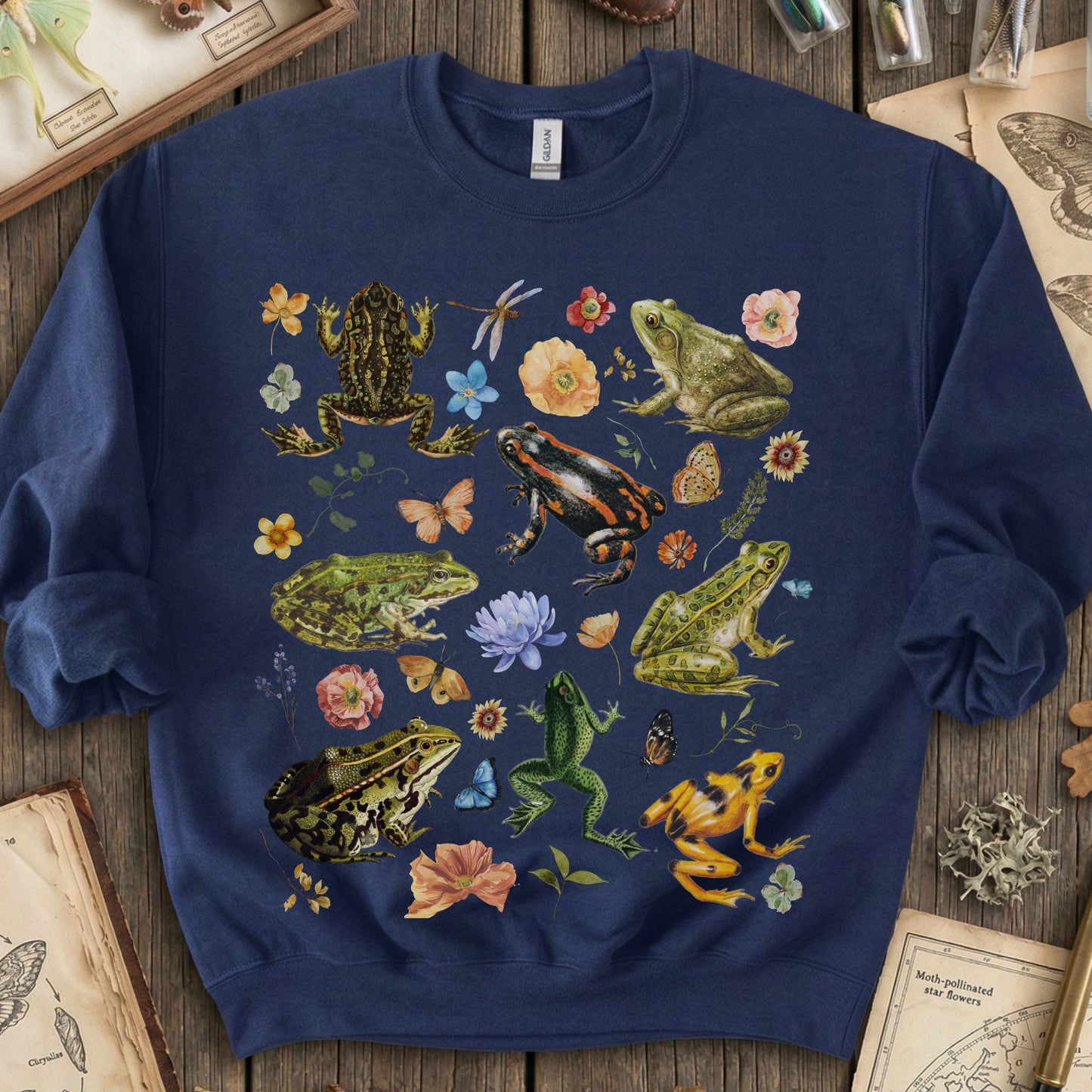 Frog Botanical Sweatshirt
