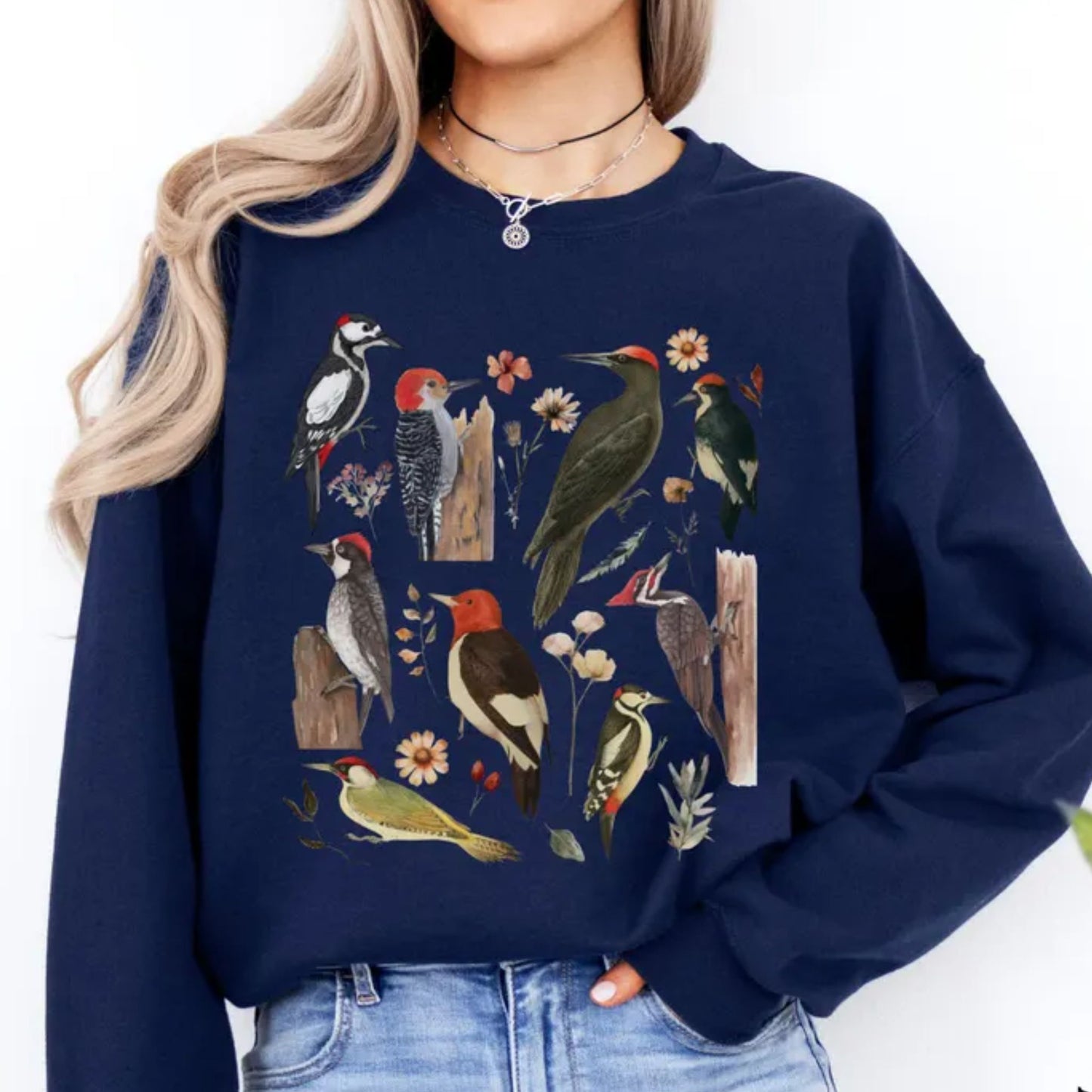 Vintage Woodpecker Sweatshirt