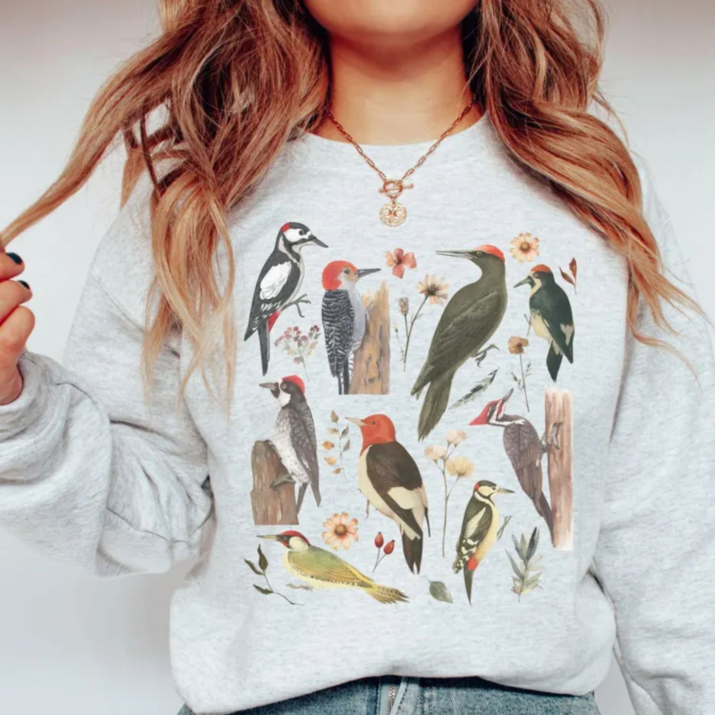 Vintage Woodpecker Sweatshirt