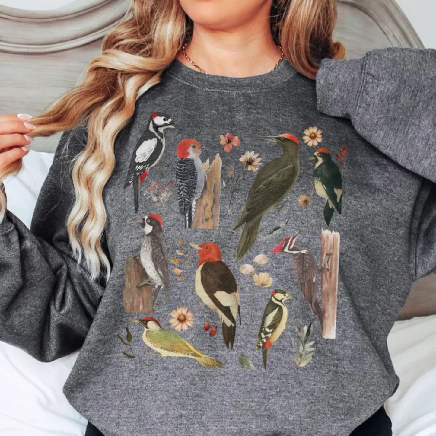 Vintage Woodpecker Sweatshirt