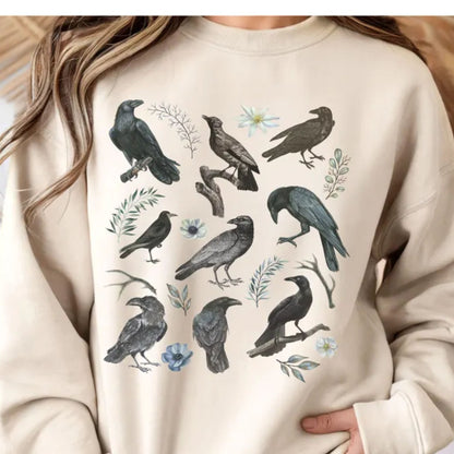 Crows Black Bird Sweatshirt