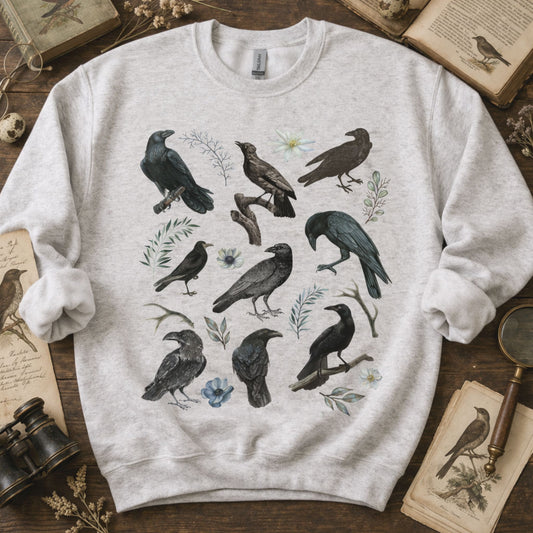 Crows Black Bird Sweatshirt