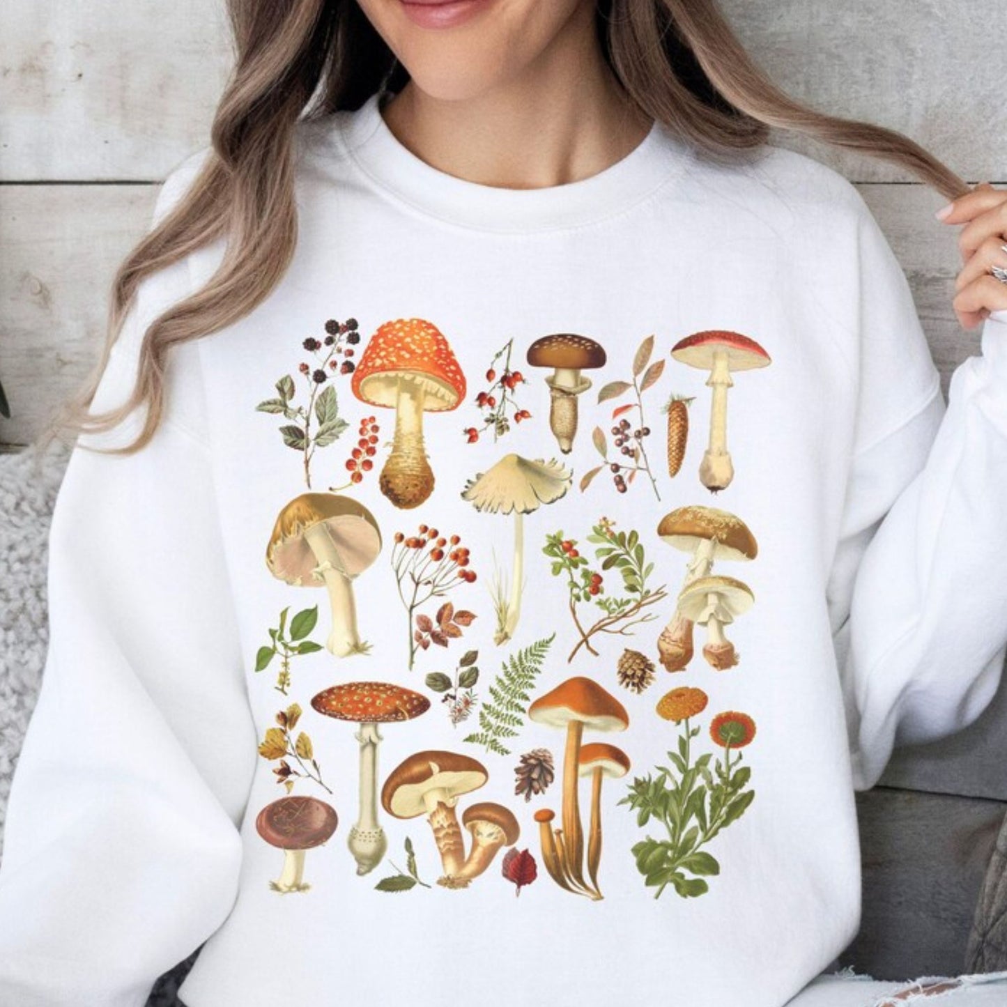 Botanical Mushroom Sweatshirt