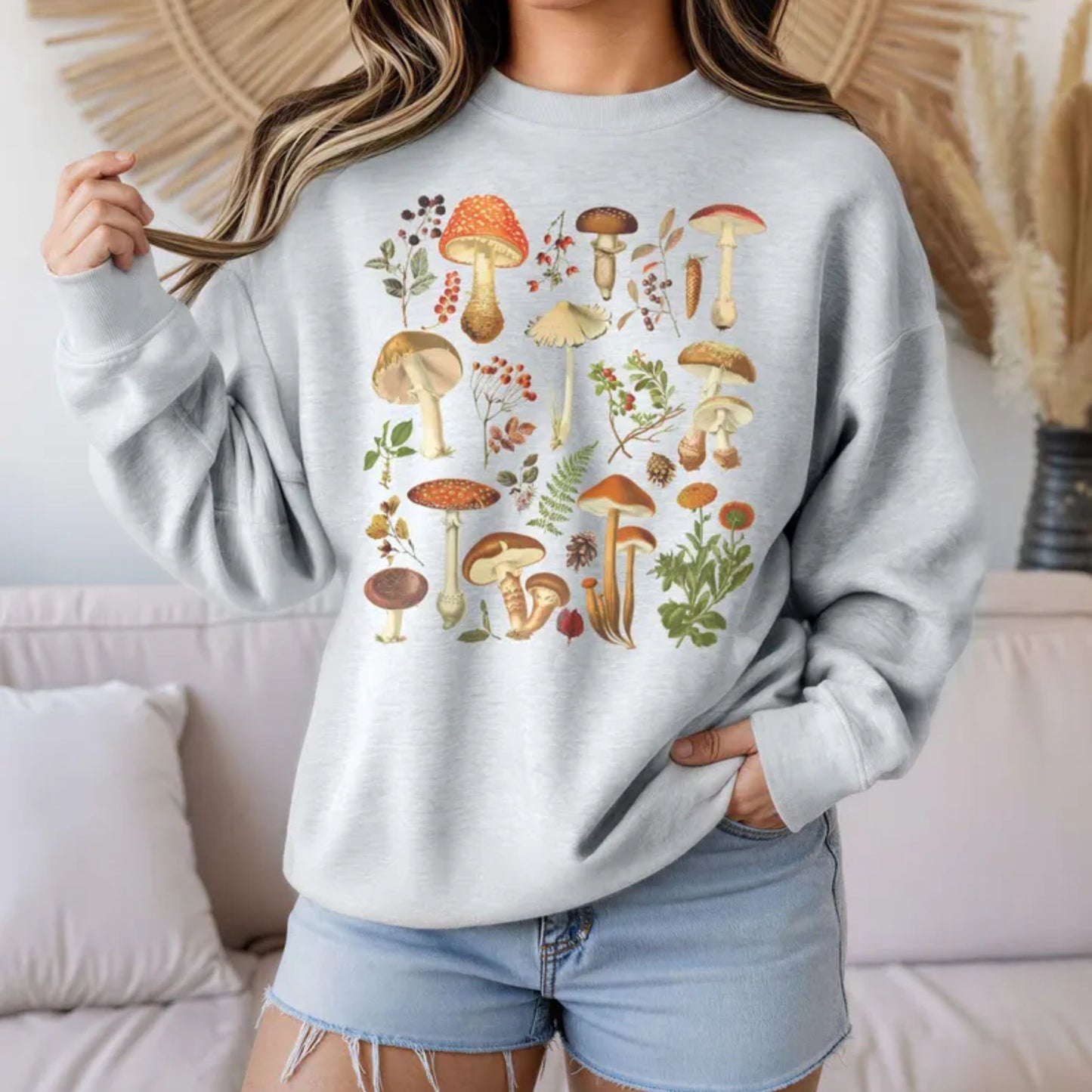 Botanical Mushroom Sweatshirt