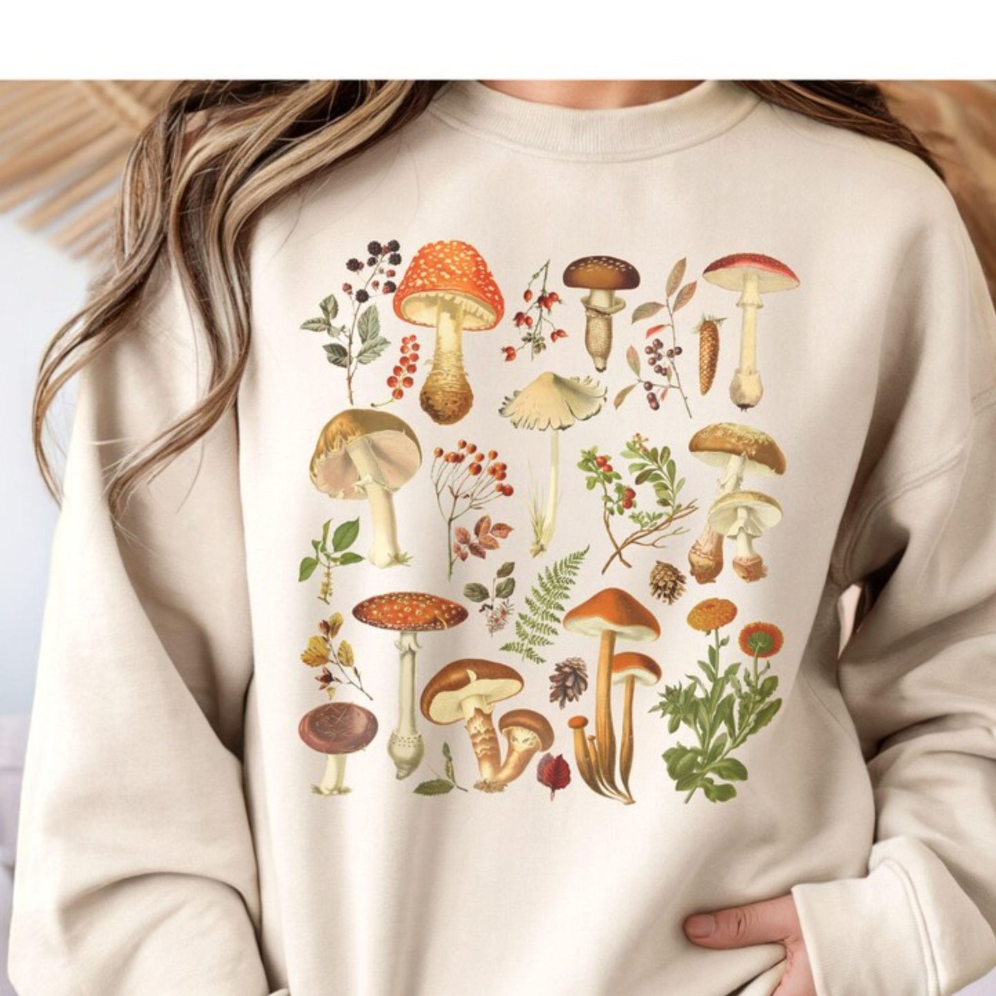 Botanical Mushroom Sweatshirt