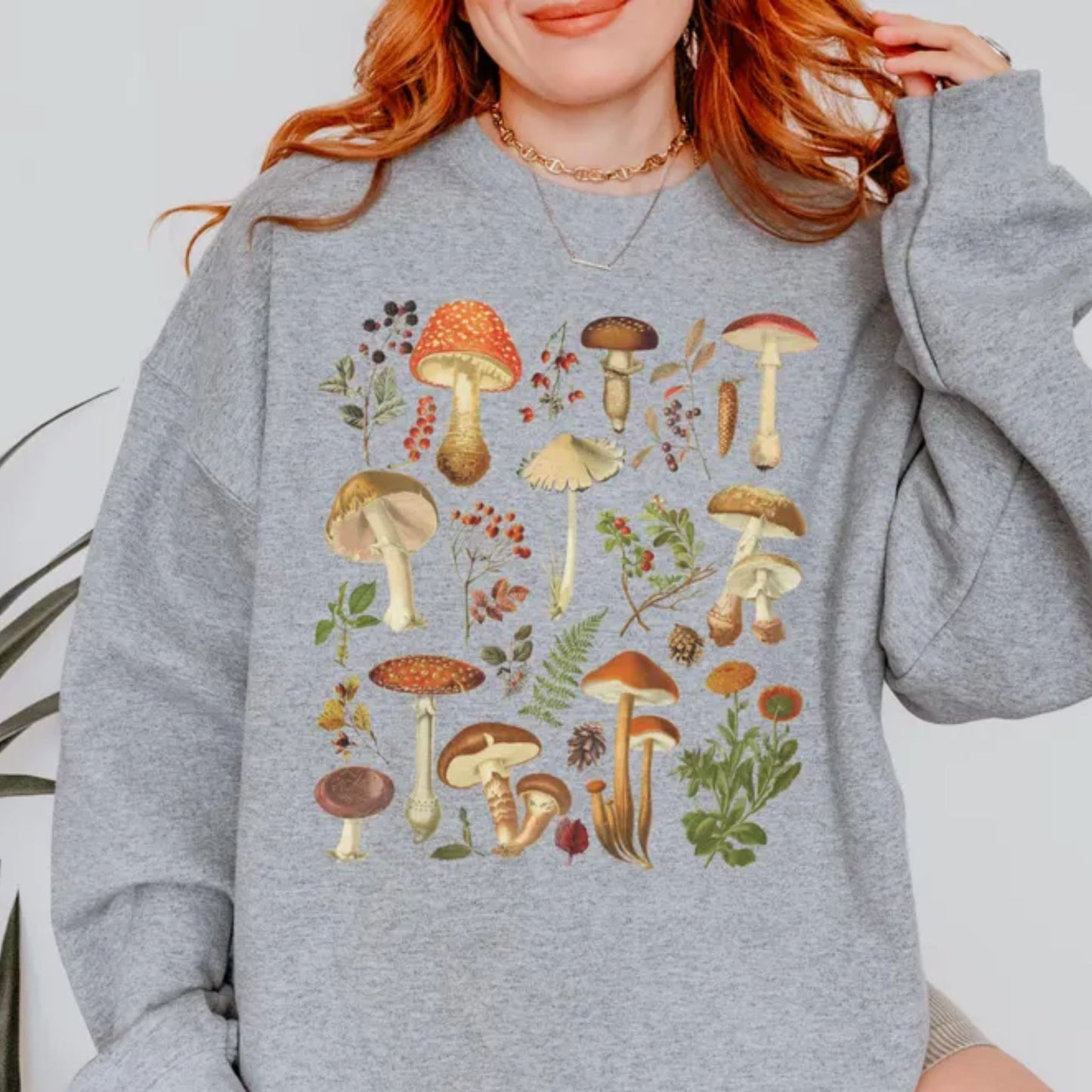 Botanical Mushroom Sweatshirt
