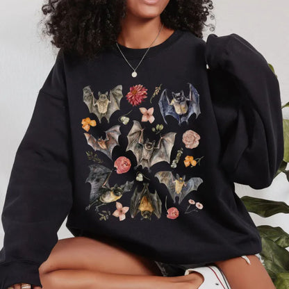 Floral Bats Sweatshirt