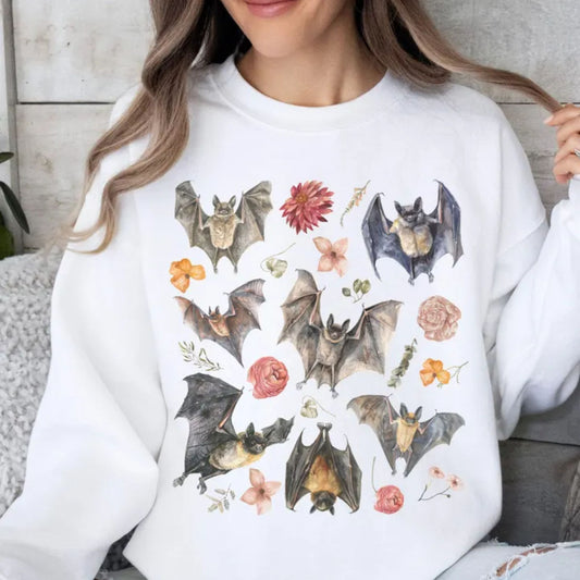 Floral Bats Sweatshirt