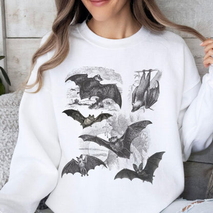 Vintage Gothic Bats Sweatshirt