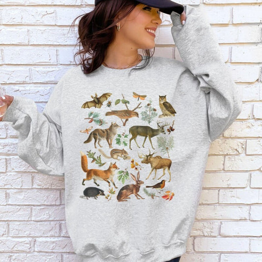 Woodland Animals Sweatshirt