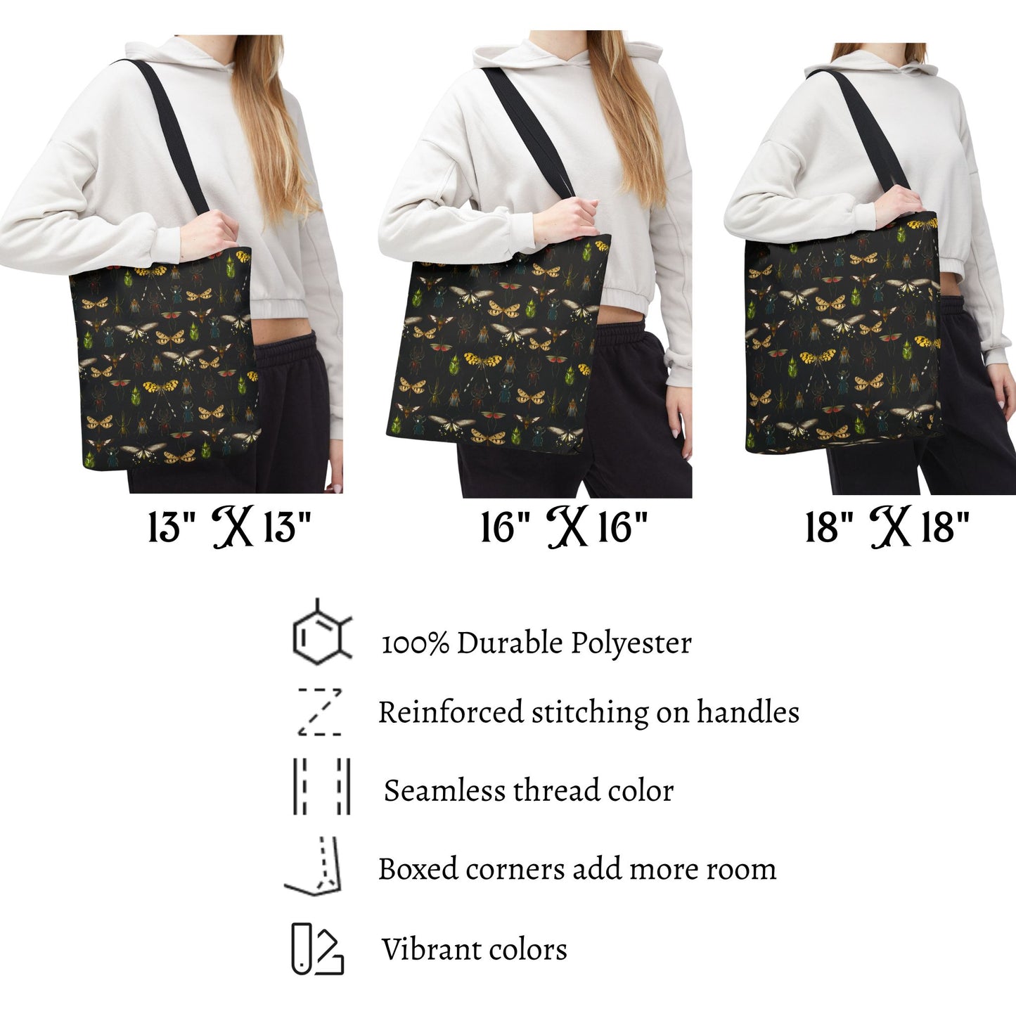 Insect Specimen Reusable Tote Bag