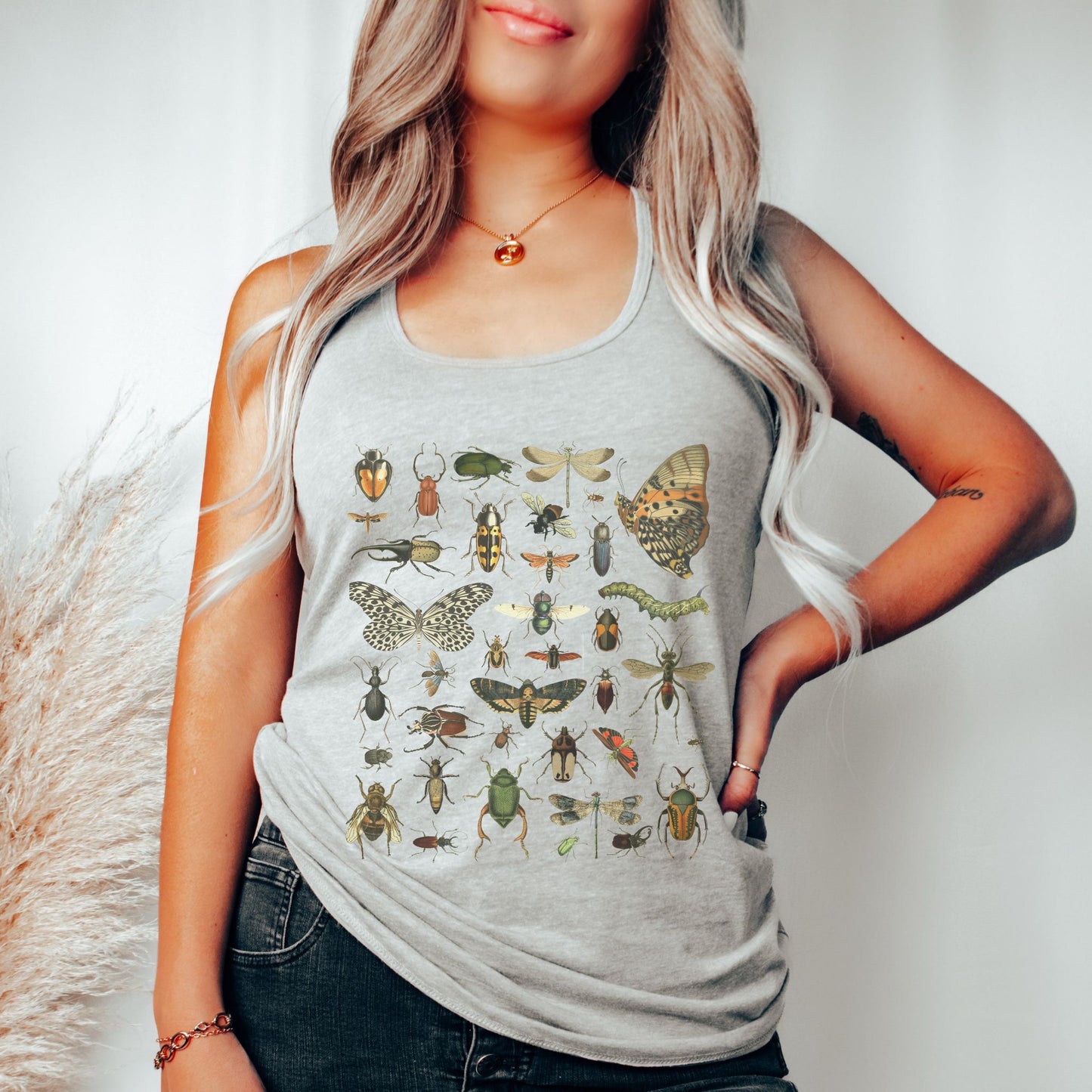 Vintage Insect Specimen Racerback Tank Top