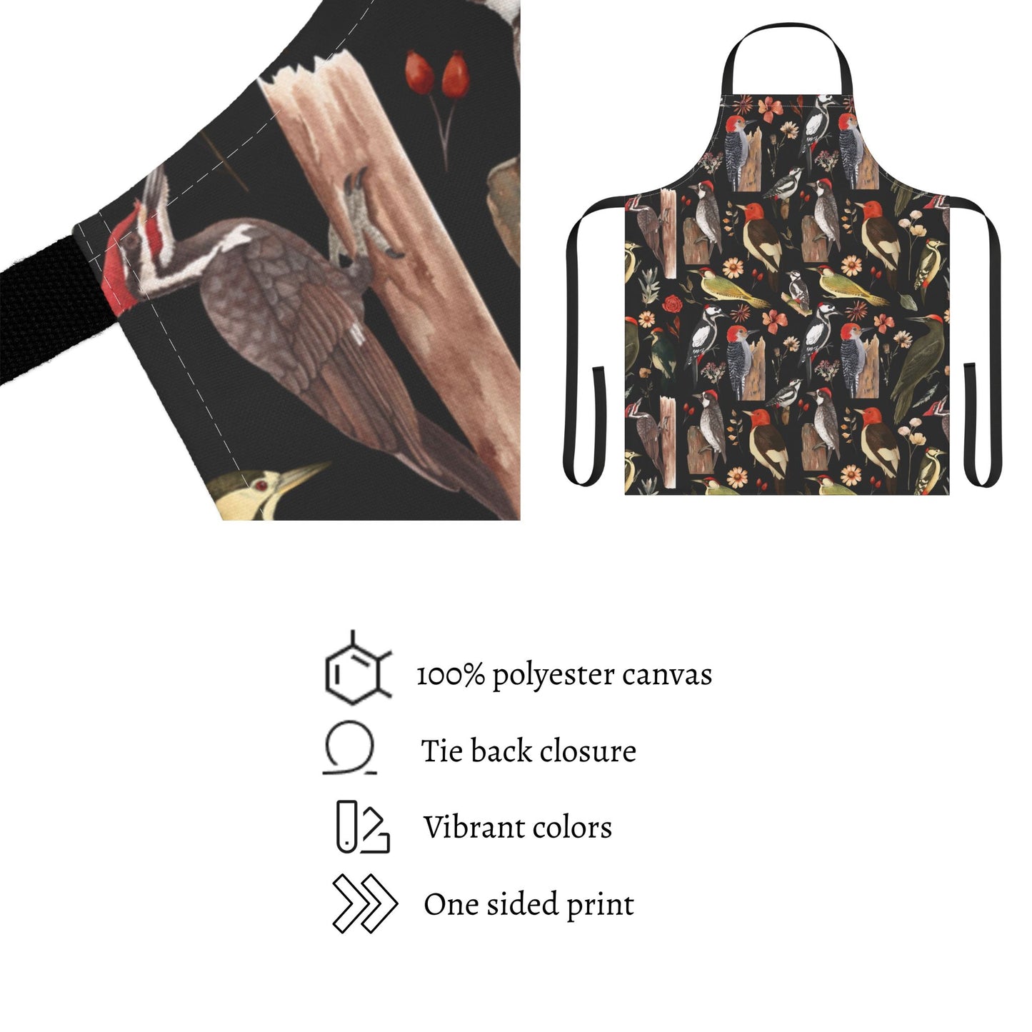 Vintage Woodpecker Apron