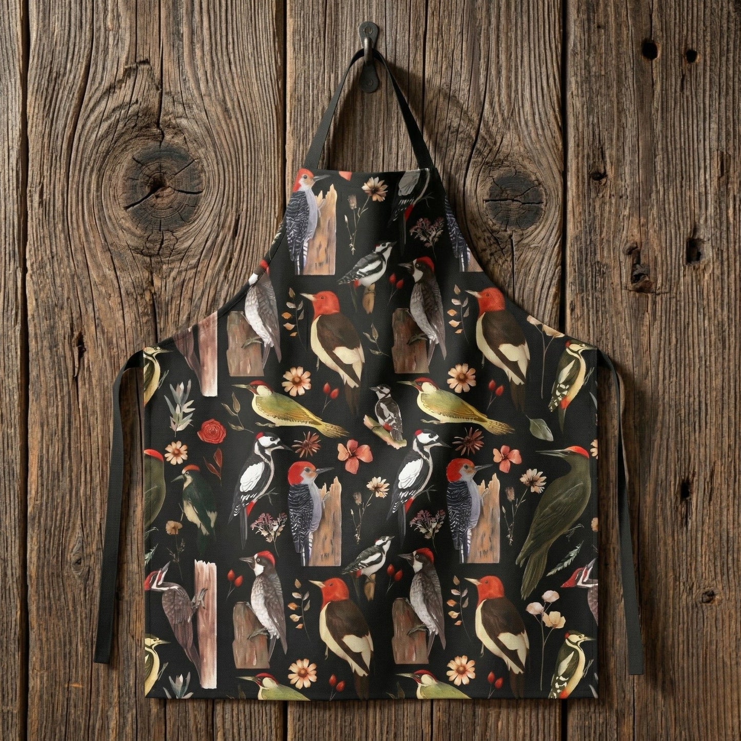 Vintage Woodpecker Apron