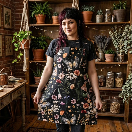 Delicate Wildflower Apron