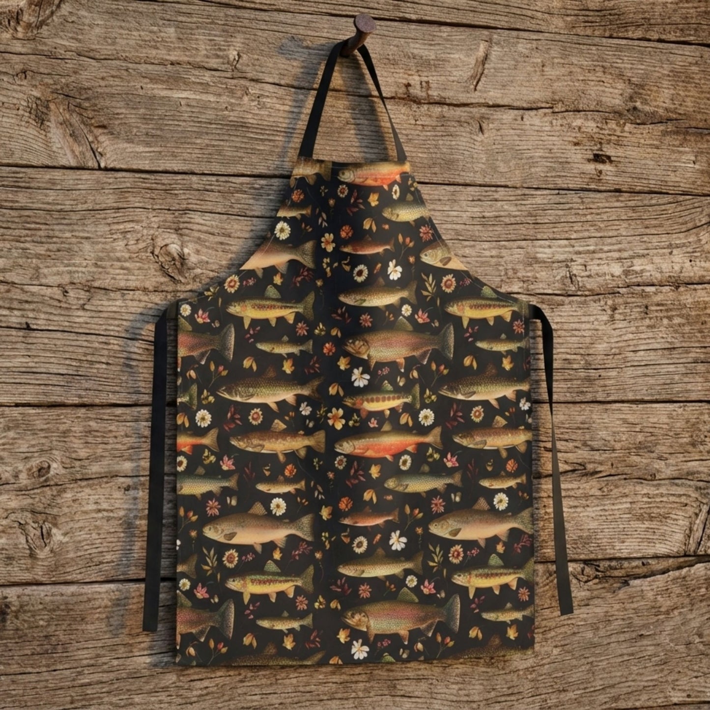 Floral Vintage Trout Apron