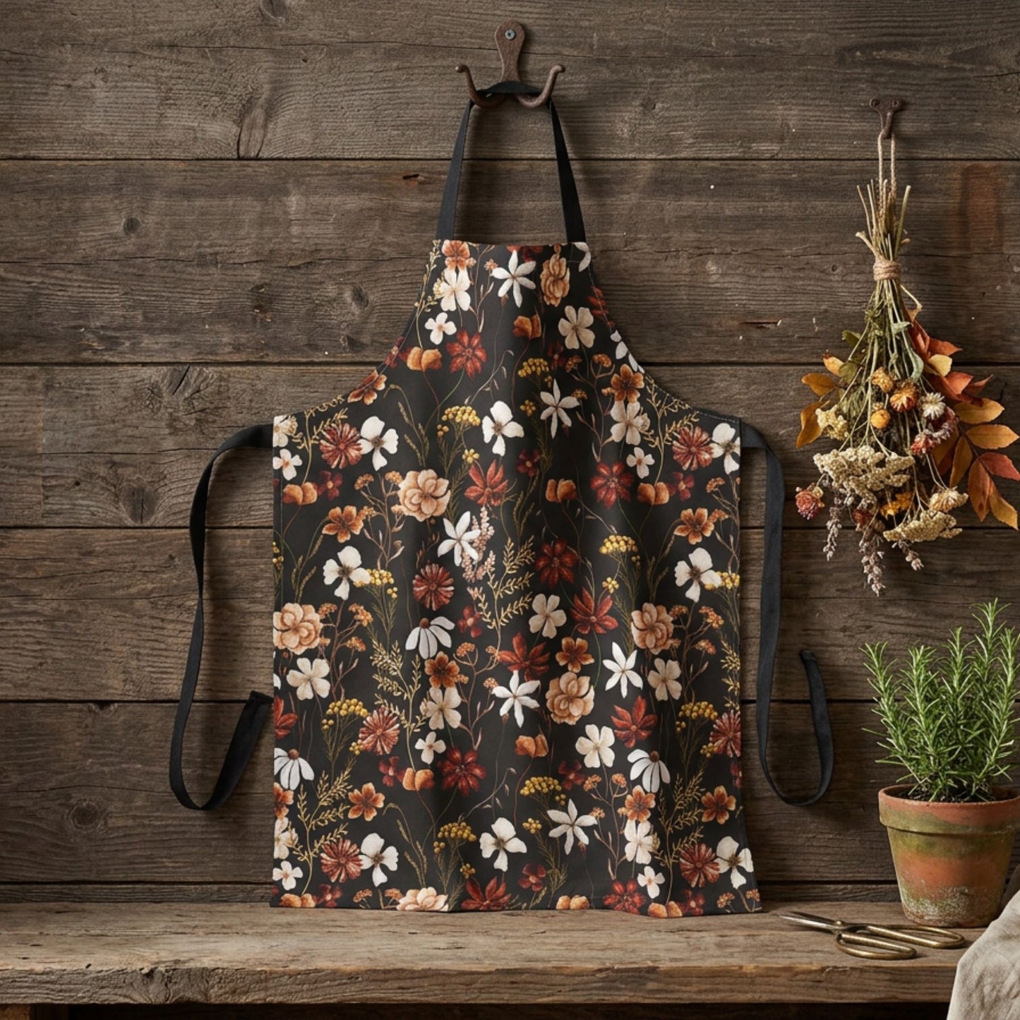 Autumn Wildflower Apron