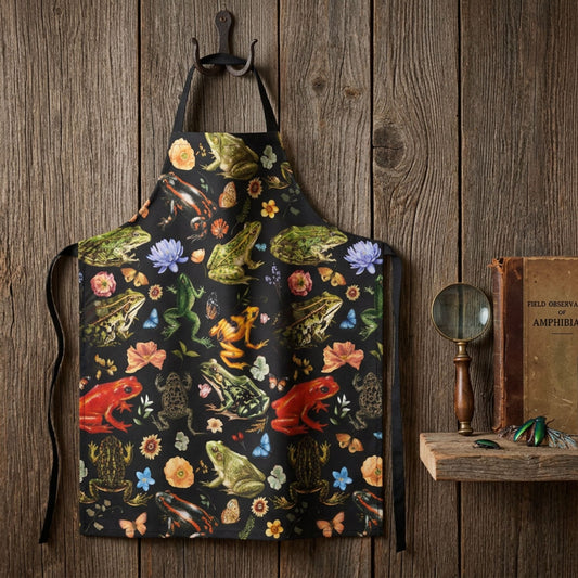 Floral Frog Apron