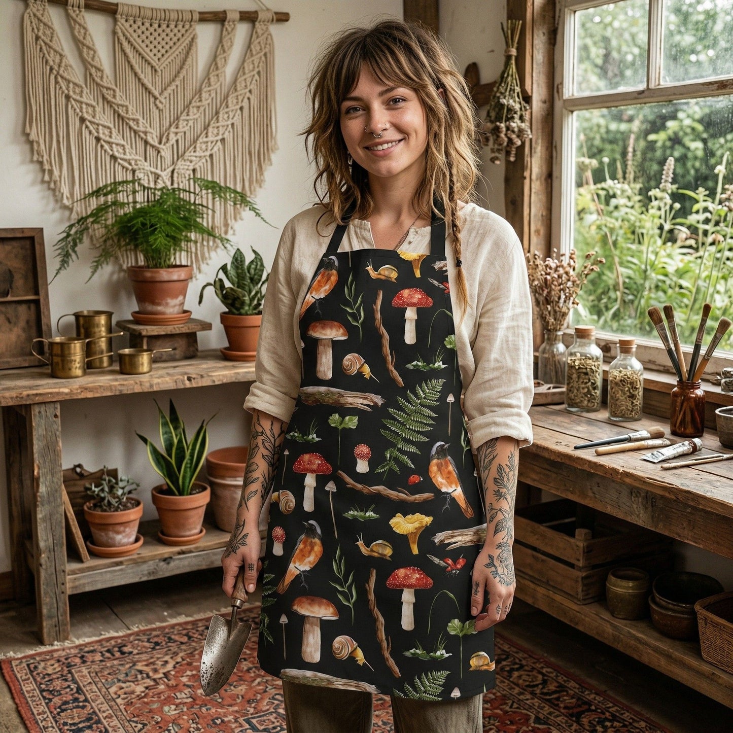 Autumn Woodland Apron