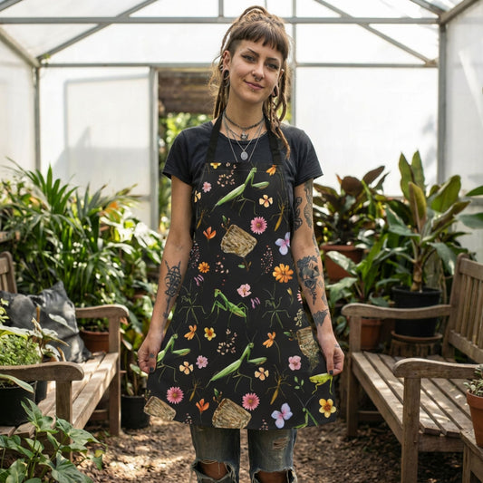 Garden Praying Mantis Apron