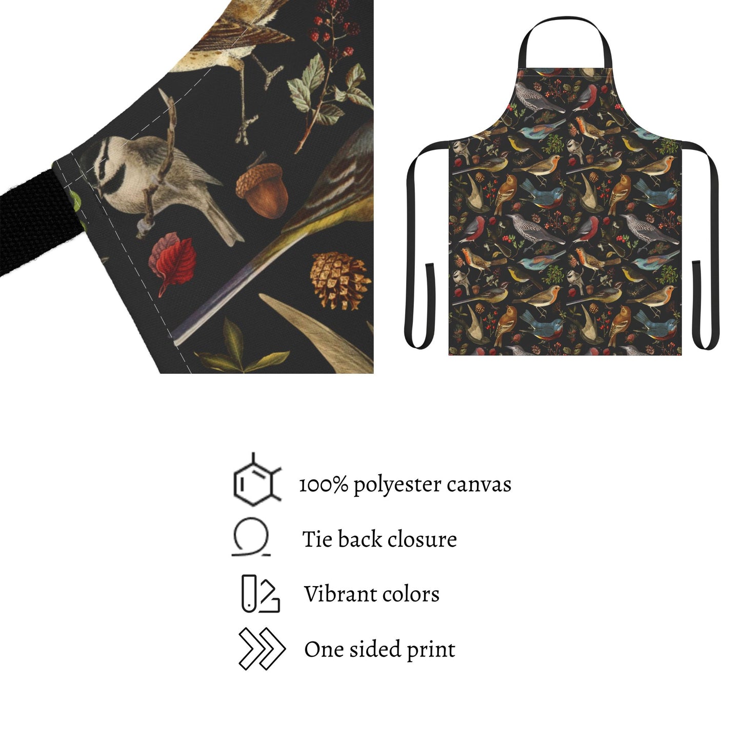 Wild Woodland Birds Apron