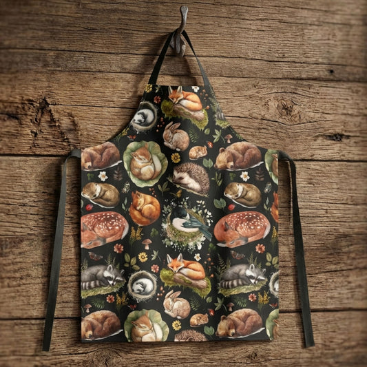 Woodland Sleeping Animals Apron