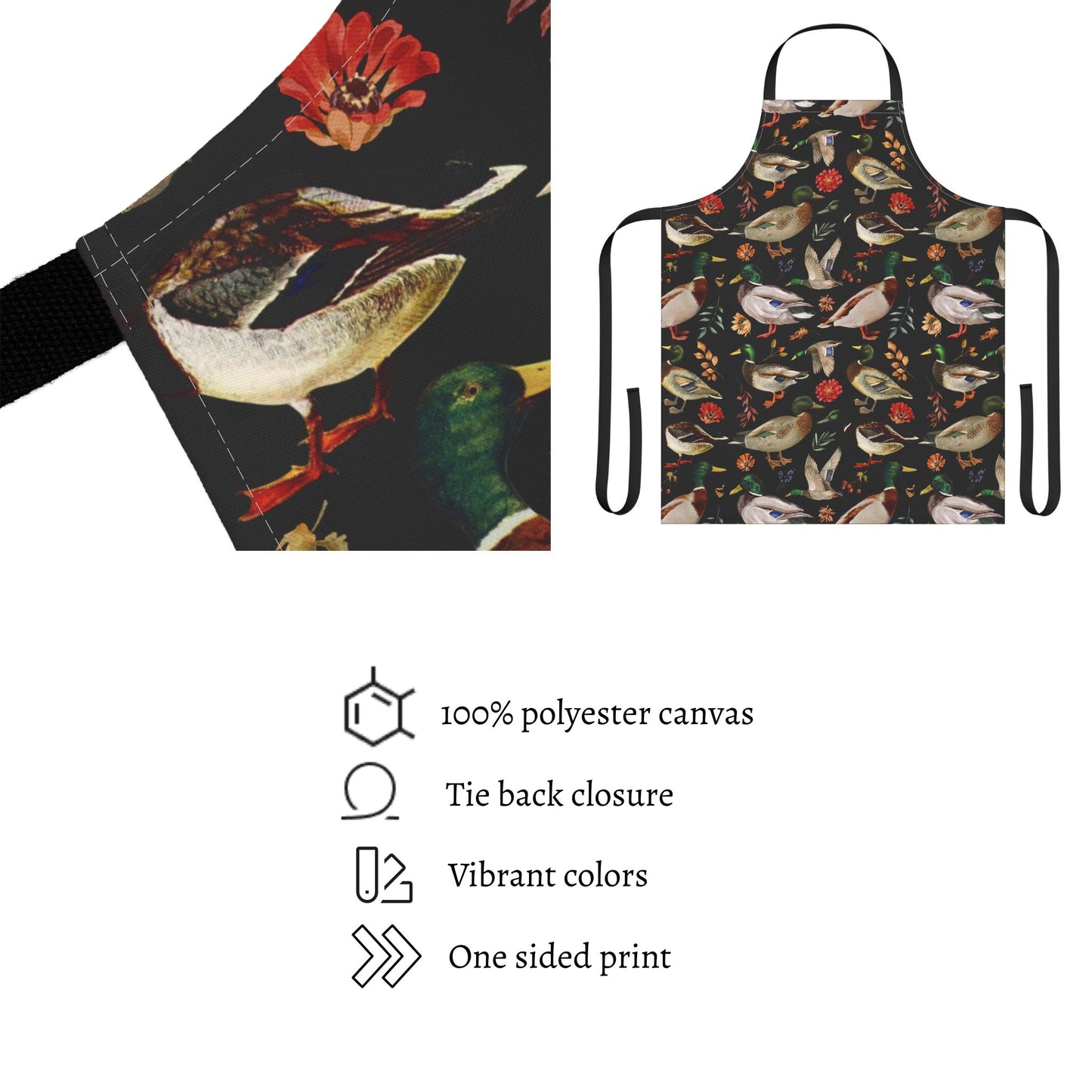 Vintage Mallard Duck Apron