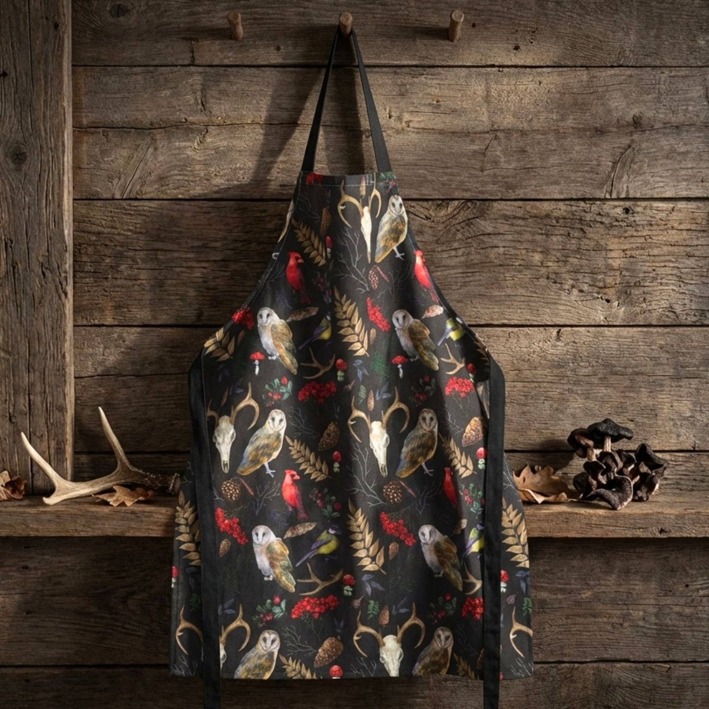 Winter Woodland Witchy Apron