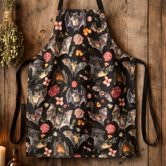 Floral Bats Apron