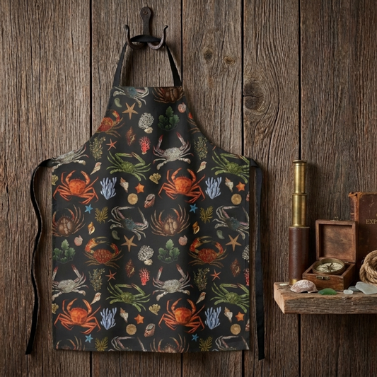 Vintage Crabs Apron