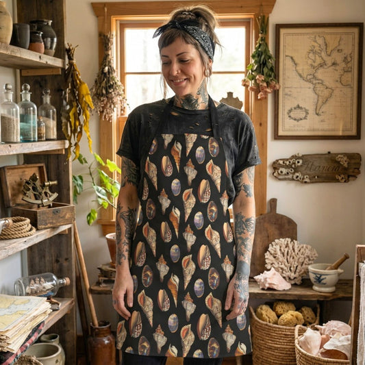 Vintage Sea Shells Apron