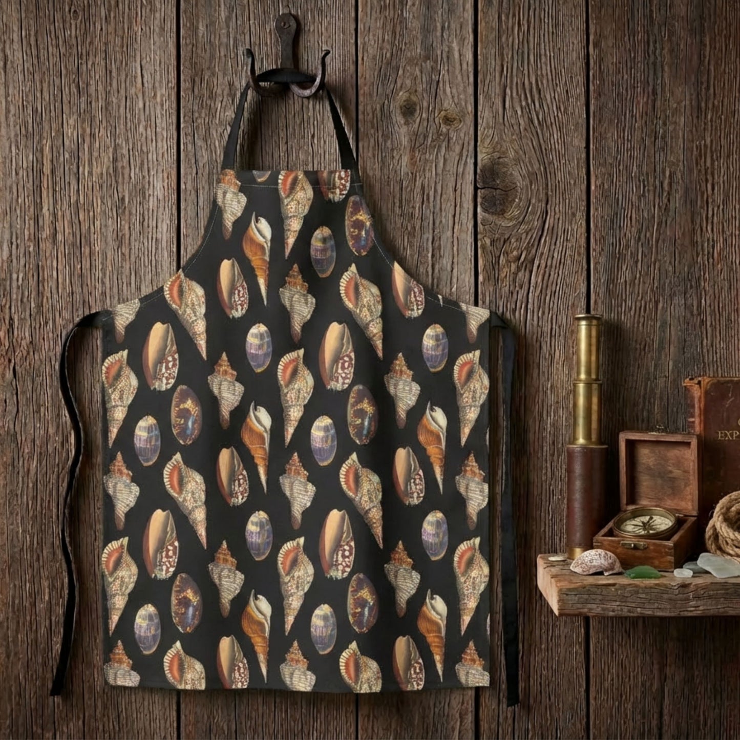 Vintage Sea Shells Apron
