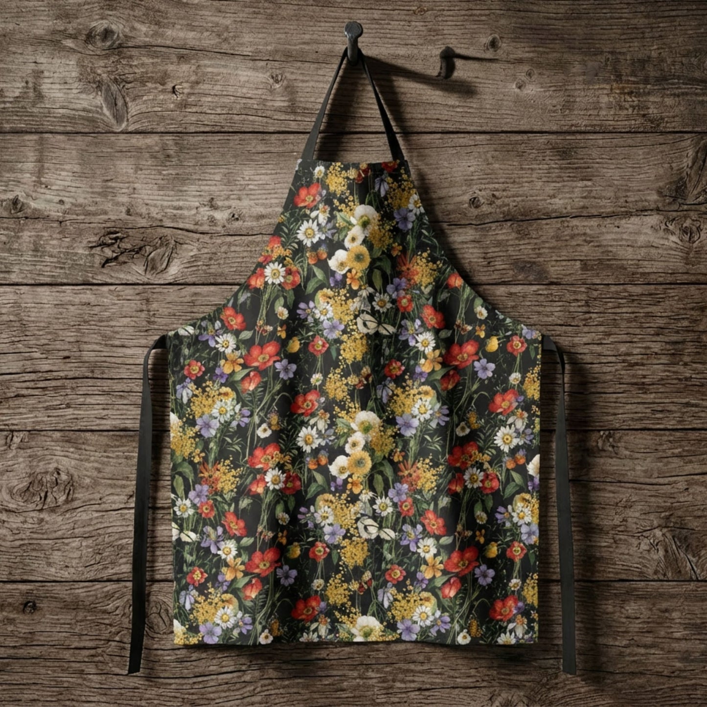 Colorful Wildflowers Apron